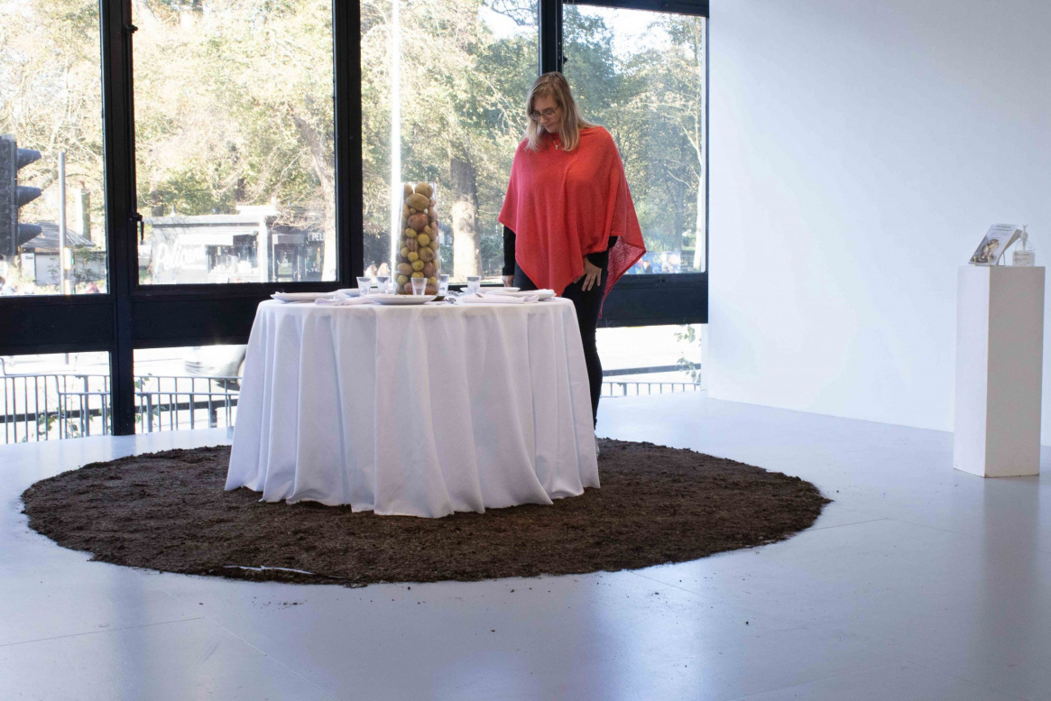 Exhibition View - Ainoa Burgos Gonzalez 'The Solanum Tuberosum Banquet' - Audience